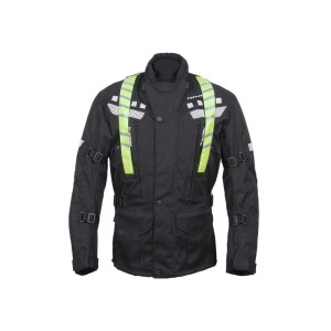 ROLEFF WIELKA PROMOCJA KURTKA TEKSTYLNA DŁUGA MODEL RO773 (3W1) KOLOR CZARNY/ŻÓŁTY FLUO ROZMIAR M