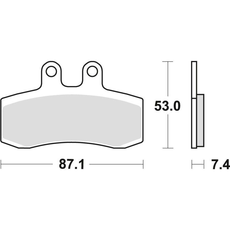 TRW ZF Klocki hamulcowe KH177 organic Aprilia Pegaso 650 91-96, przód - promocja