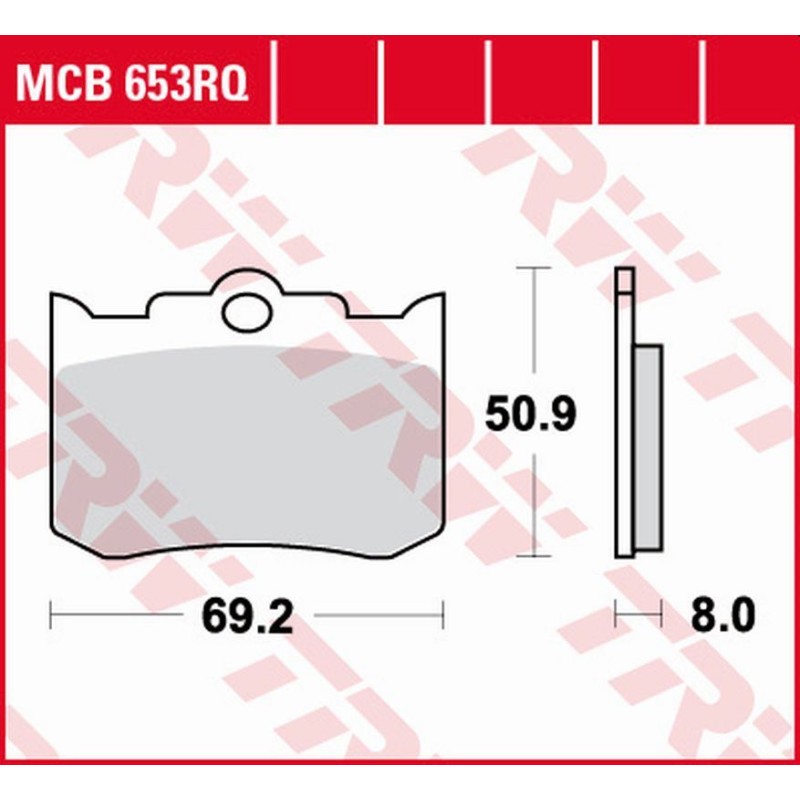 Klocki hamulcowe TRW ZF KH216 do Indian Chief/Scout/Spirit '02-'08 - Przód