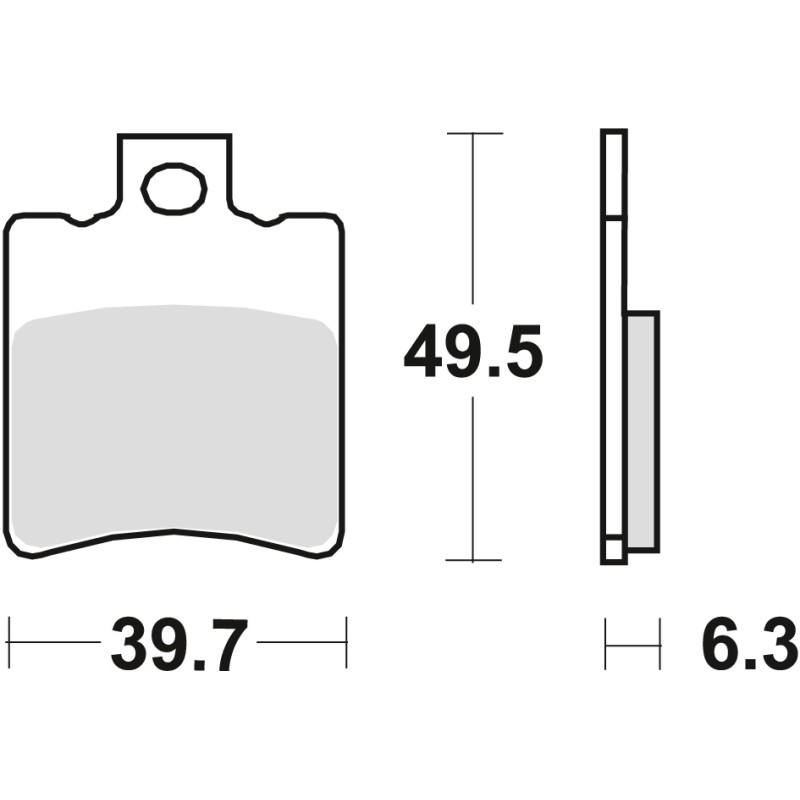 Klocki hamulcowe TRW ZF KH193 do Suzuki AP 95-98, UX 99-00, Yamaha NS 50 '13-, YN 50 '97-, XN 125 00-03 - przód (promocja)