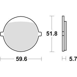 Klocki hamulcowe TRW ZF KH198 do Cagiva Roadster 125/200 i Jawa TS 350 - Promocja