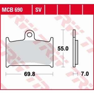 Klocki hamulcowe TRW ZF KH145 i KH236 do Suzuki GSF 1200 i RF 900
