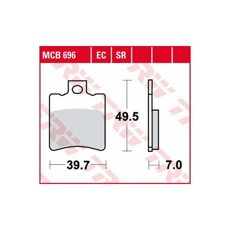 Klocki hamulcowe TRW ZF KH193 do Aprilii Mijito Custom 50 i Suzukiego Katana 50 - promocja