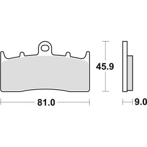 TRW ZF Klocki hamulcowe KH294 Organic BMW R 1100 S 01-05, R 1150 GS / ADV / R / RS 00-06, K 1200 LT 00-09 R 1200 C / CL 00-05, P