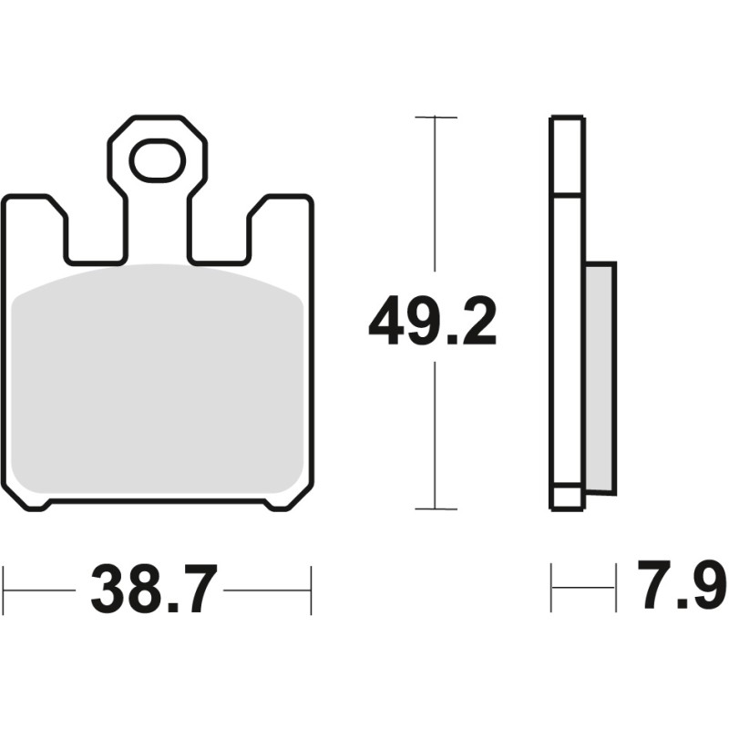 TRW ZF Klocki Hamulcowe KH369 Sinter Street Kawasaki ZX6RR 03-06, ZX6R 636 03-06, Przód (Promocja)