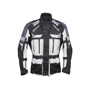 ROLEFF WIELKA PROMOCJA KURTKA TEKSTYLNA DŁUGA MODEL RO775 (3W1) KOLOR CZARNY /BIAŁY ROZMIAR S