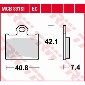 Klocki hamulcowe TRW ZF KH602 ECO do Husqvarna CR 65, TC 85, KTM SX 85, Freeride 250/350 - tylne