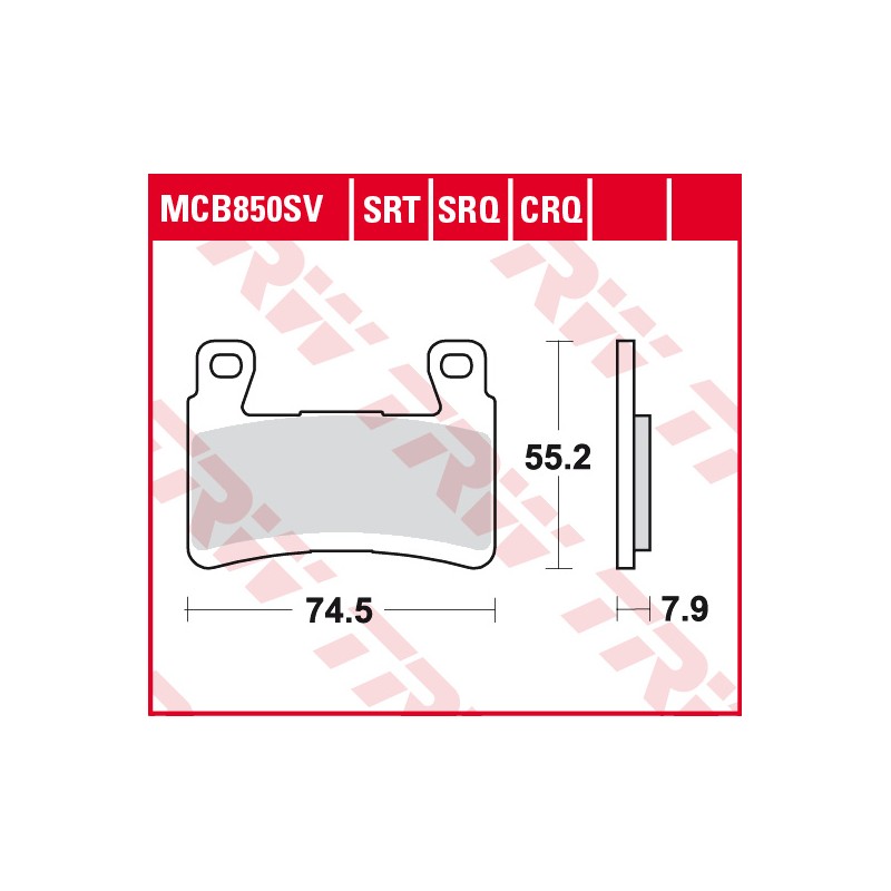 TRW ZF Klocki Hamulcowe KH265/296 Sinter Street Kawasaki ZX-6R 636 Ninja