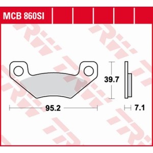 TRW ZF Klocki Hamulcowe KH468 Sinter Offroad Can-Am DS 450 08-15 - Promocja