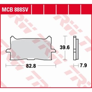 Klocki hamulcowe TRW ZF KH679 - Honda CRF 1000/1100 L Africa Twin, X-ADV 750, CB 125/300 R
