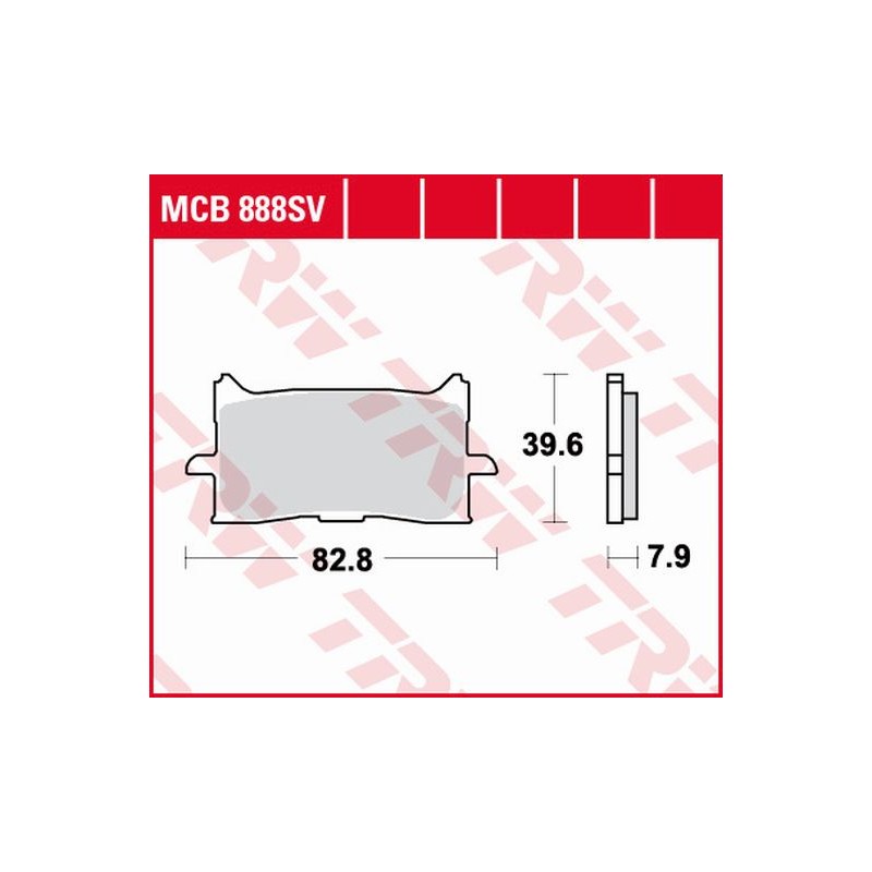 Klocki hamulcowe TRW ZF KH679 - Honda CRF 1000/1100 L Africa Twin, X-ADV 750, CB 125/300 R