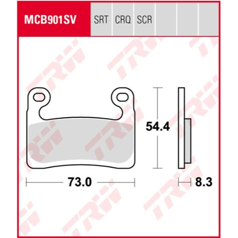 TRW ZF Klocki Hamulcowe KH724 Sinter Street BMW R 1250 GS Adventure 19-21