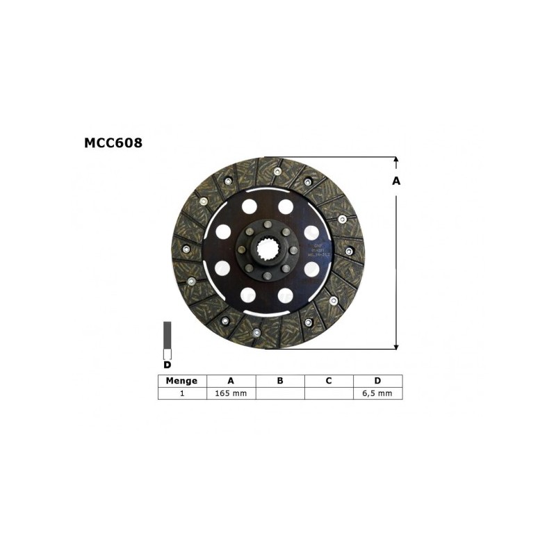 Tarcza sprzęgłowa TRW ZF do BMW R 1100 R/S 98-05, 1150 GS/ADV/R/RS/RT 99-06