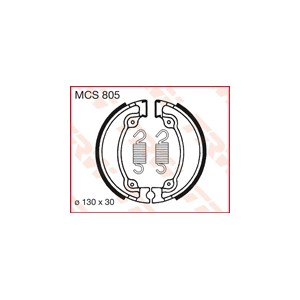 TRW ZF Szczęki hamulcowe (130x30mm) (H318)