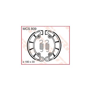 TRW ZF SZCZĘKI HAMULCOWE (180X30MM) (H316) - promocja