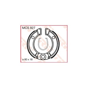 TRW ZF SZCZĘKI HAMULCOWE (80X18MM) (H301) - Promocja