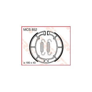 trw zf szczęki hamulcowe (180x40mm) (k709)