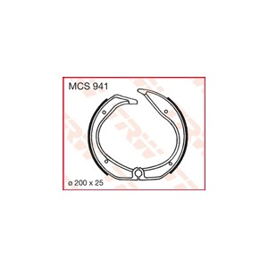 TRW ZF Szczęki hamulcowe (200x25mm) (861)