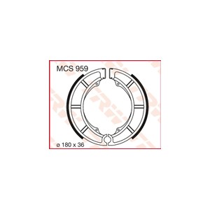 TRW ZF Szczęki hamulcowe 180x36mm (S626)