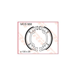 trw zf szczęki hamulcowe (130x28mm) (y506) yfm 125 \'04-\'15