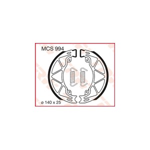 TRW ZF SZCZĘKI HAMULCOWE (140X25MM) (816) - promocja