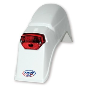 UFO BŁOTNIK TYŁ VINTAGE KTM GS '80-'83 - Biały (z lampą) - Oldtimer