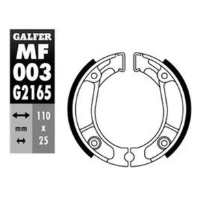 GALFER SZCZĘKI HAMULCOWE TYŁ SH304 do HONDA CB 50, MBX 50/80, NSR 50, XL 125, XL 200, XR