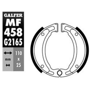 GALFER SZCZĘKI HAMULCOWE TYŁ SH503 (Y503) YAMAHA CYGNUS 125 '95-'02, NEOS 50 '97-'09, SR 125 '82-'02, TT 225 '86-'04, YF