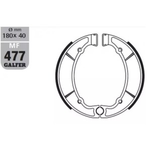 GALFER WYPRZEDAŻ SZCZĘKI HAMULCOWE TYŁ SH512 YAMAHA XJ 550 '81-'84, XV 750 VIRAGO '92-'94, XV 750 SPECJAL '81-'84, XZ 550