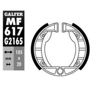 Szczęki hamulcowe GALFER do Piaggio Vespinio 50 i Zip 50 - części do hamulców