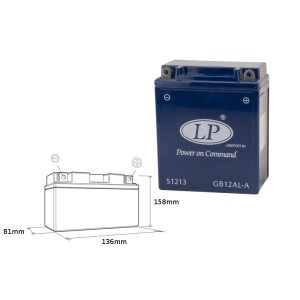 Akumulator żelowy LANDPORT GB12AL-A (MG LB12A-3) - 20Ah