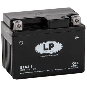 Landport Akumulator Żelowy GTX4-3 (MG LTX4-3) (G12-4) 12V 4AH 114X71X86 Bezobsługowy - Zalany (10)