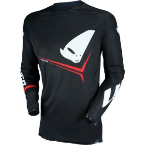 UFO Koszulka Slim Egon Czerwona/Czarna/Biała - Rozmiar M - Wyprzedaż