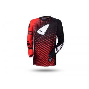 UFO Koszulka Slim Radom Cross - Czarno-czerwona - Rozmiar L - Kolekcja 2022