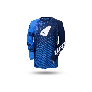 Kup UFO koszulkę slim Radom Cross niebieską w rozmiarze L - oferta specjalna