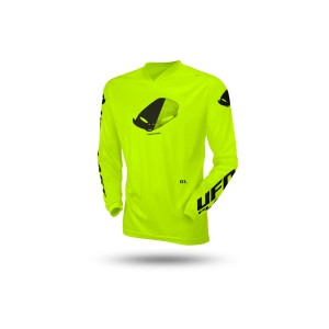 UFO Koszulka Radial Dziecięca Żółty Fluo Rozmiar XS - Kolekcja 2025