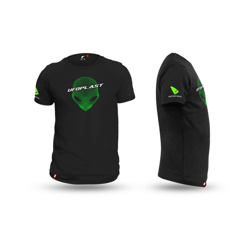 UFO Koszulka T-shirt Czarna Rozmiar M 100% Bawełny - Kolekcja 2024