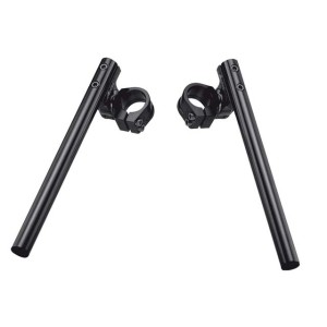 accel kierownica dwuczęściowa regulowana street clip-on uchwyt 37mm kolor czarny