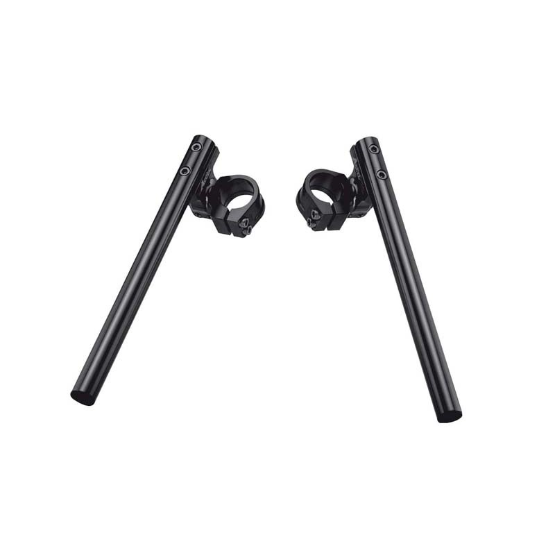 accel kierownica dwuczęściowa regulowana street clip-on uchwyt 37mm kolor czarny
