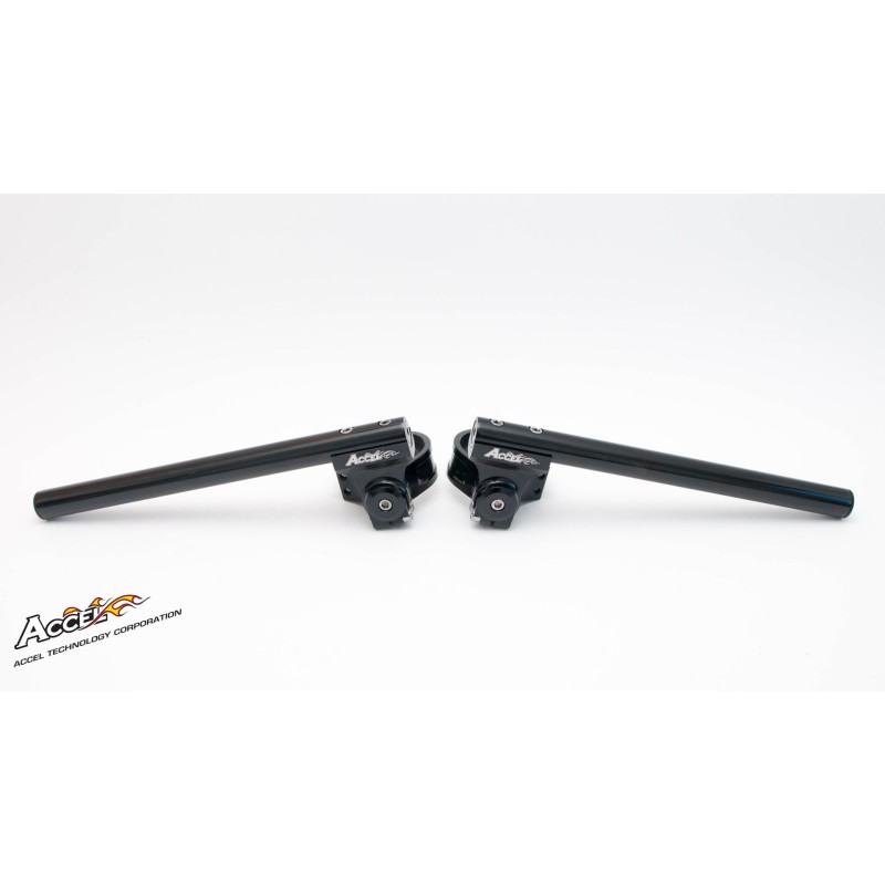 Kierownica dwuczęściowa regulowana Street Clip-On uchwyt 55mm kolor czarny