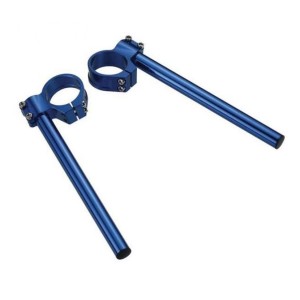 Kierownica dwuczęściowa regulowana street niska uchwyt 50mm - niebieska - promocja