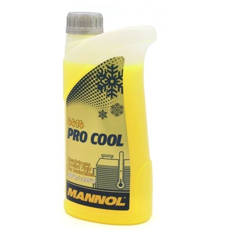 MANNOL PŁYN DO CHŁODNIC PRO COOL 1L MOTOCYKLOWY -40/+135 ST.C