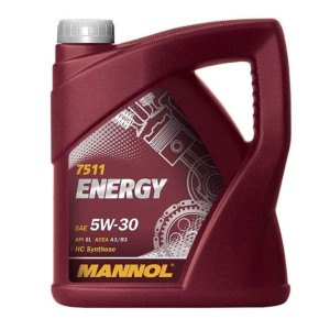 MANNOL Olej Silnikowy Samochodowy 5W30 Energy 5 litrów (7511) (Syntetyczny)