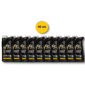MANNOL Olej silnikowy 4T Motorbike 10W40 1L Ester + MA2 Syntetyk (7812) (20) (API SN) - Karton 40 sztuk