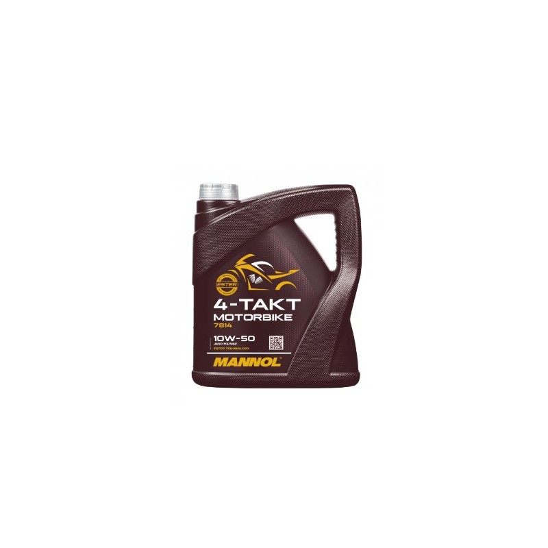 MANNOL Olej Silnikowy 4T Motorbike 10W50 4L Syntetyczny Ester Technology