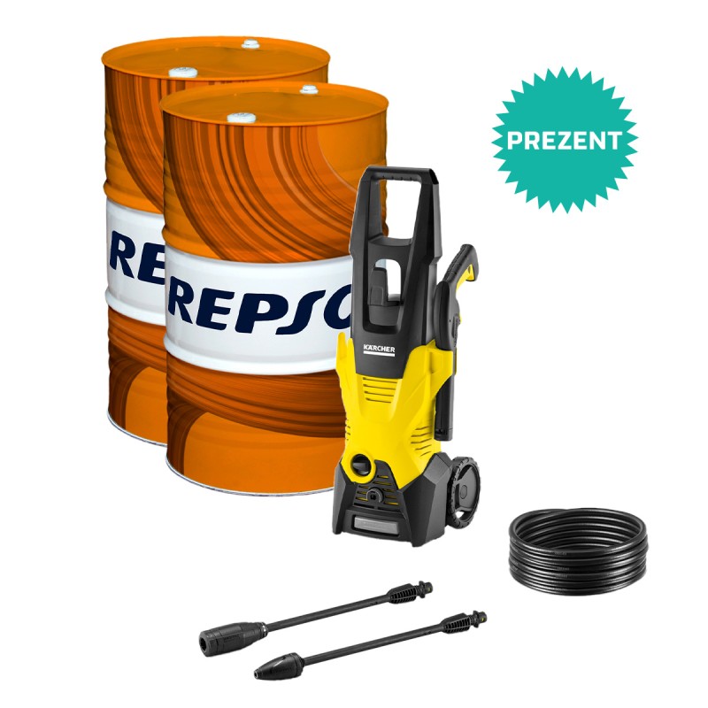 Promocja Repsol Olej Silnikowy 4T Smarter Synthetic 10W40 Beczka 60L + Myjka Ciśnieniowa Karcher K3