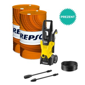 Promocja Repsol Olej Silnikowy 4T Smarter Synthetic 10W40 Beczka 60L + Myjka Ciśnieniowa Karcher K3