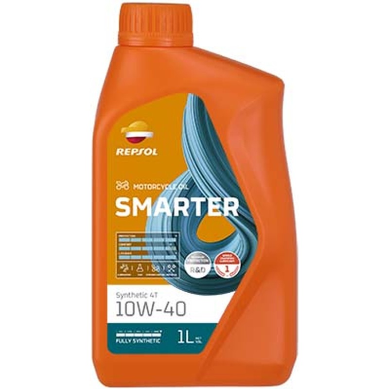 REPSOL Olej silnikowy 4T Smarter Synthetic 10W40 1L MA2 Syntetyczny