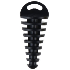 ACCEL KOREK WYDECHU MAŁY (2T) KOLOR CZARNY (MP-01BK)