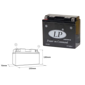 Akumulator YT12B-4 12V 11Ah - bezobsługowy, zalany